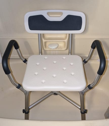 Customer photo review of Shower Chair (450lb)