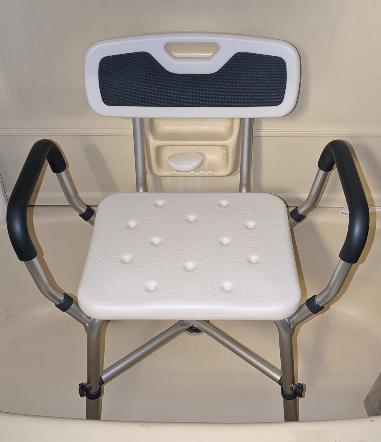 Customer photo review of Shower Chair (450lb)