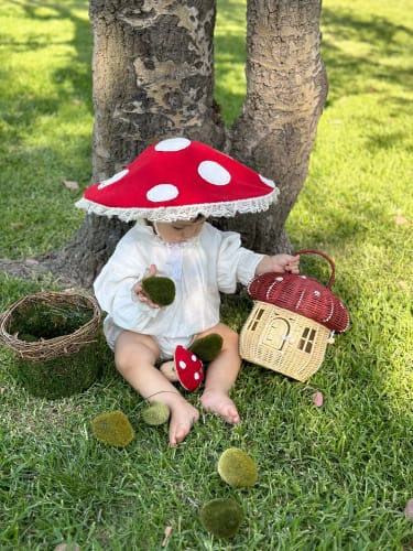 Customer photo review of Girls Long Sleeve Linen Bodysuit