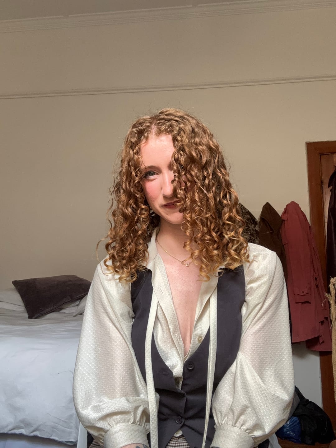 Customer photo review of Hold Me Baby Curly Hair Gel
