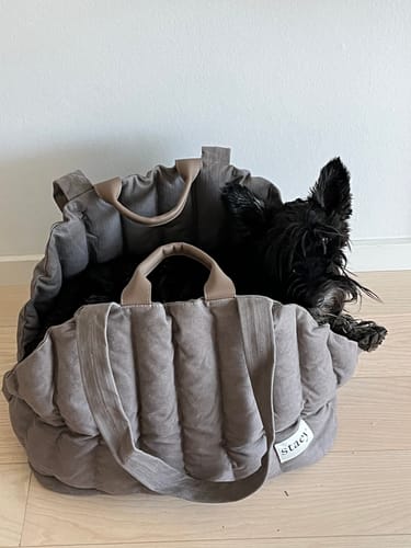 Customer photo review of Staey - Elva Hundetaske, Taupe