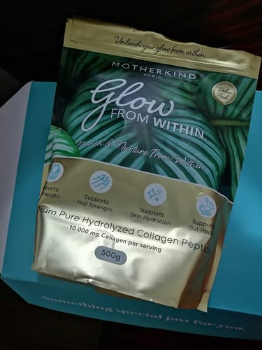 Customer photo review of Glow From within Collagen 2 x 500g