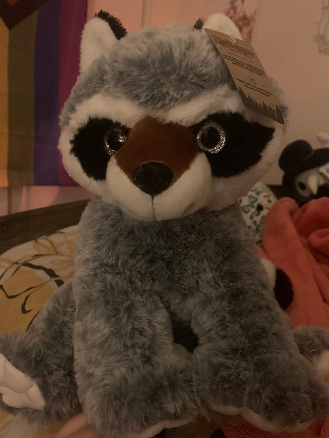 Customer photo review of RACCOON Stuffed Animal, 16" Plushie, Make your Own Stuffie, Soft and Cuddly, DIY Kit