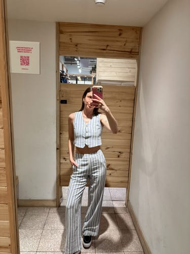 Customer photo review of Pants Straight Rayas