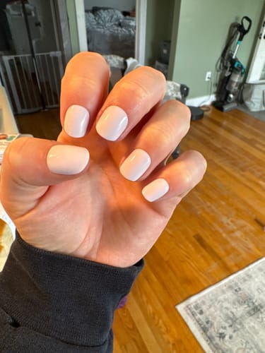 Customer photo review of Marshmallow Press On Nails (24PC)