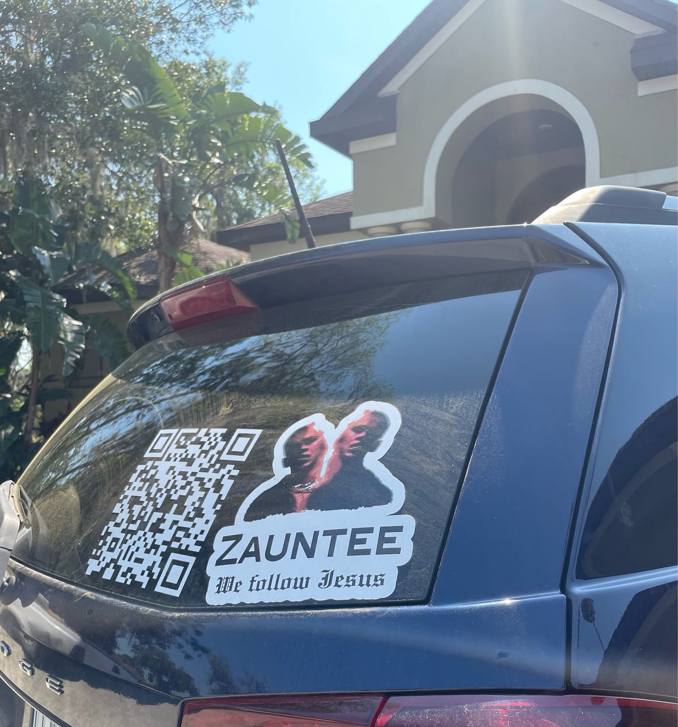 Customer photo review of CUSTOM PHOTO STICKER, Personalized Stickers, Pet Sticker, Laptop Sticker, Tumbler Sticker, Memorial Sticker, Water Bottle Sticker