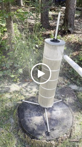 Customer video review of Cyclone Pool Filter Cleaning System