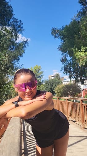 Customer photo review of Scvcn X142 Rimless Sports Glasses