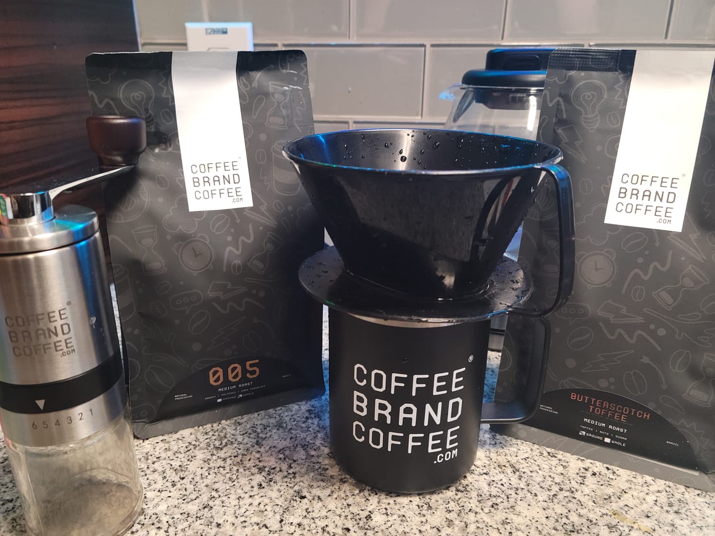 Customer photo review of Bourbon Flavored Coffee