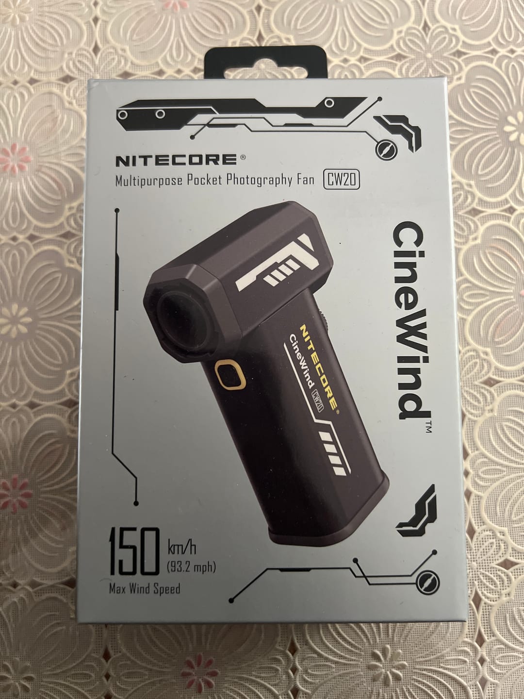 Customer photo review of CW20 - Handheld Turbo Fan (150km/h)