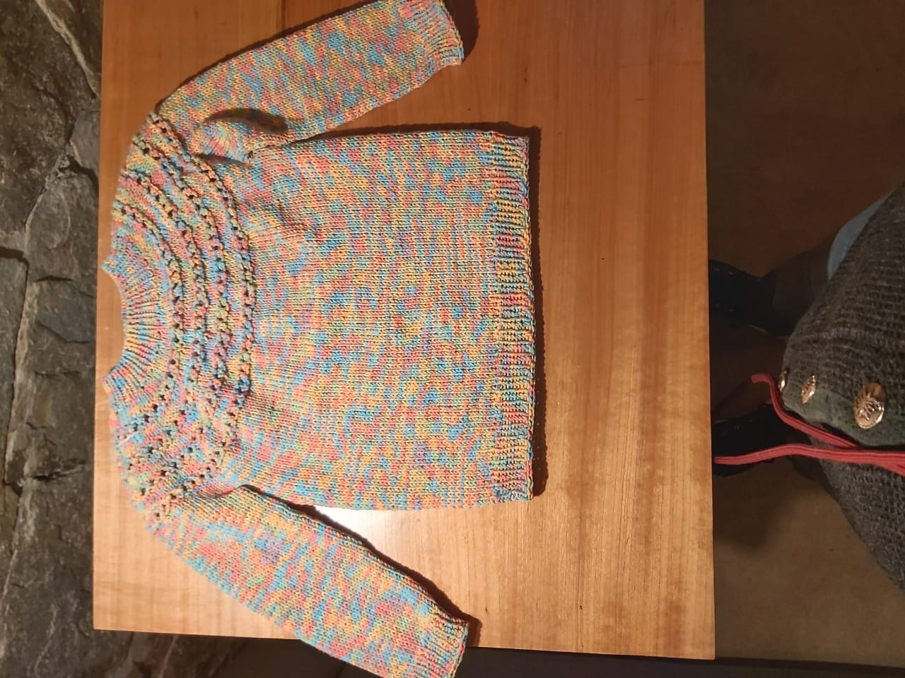 Customer photo review of Clase Sweater y Chaleco Orugas | Infantil