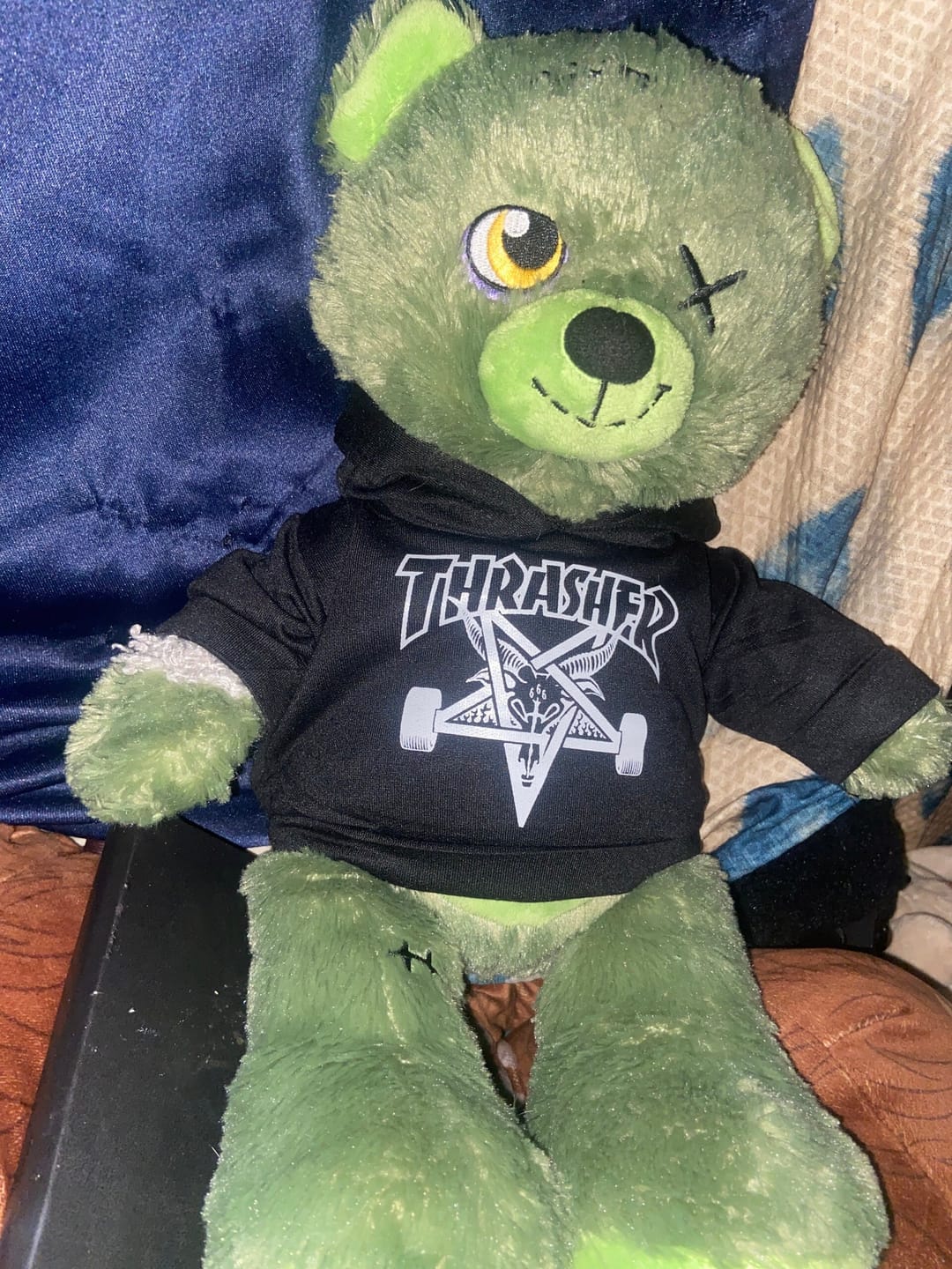 Customer photo review of CUSTOM Plushie HOODIE | Fits BAB and 14 to 16 Inch Stuffed Animals | Teddy Bear Outfit | Plushie Clothing