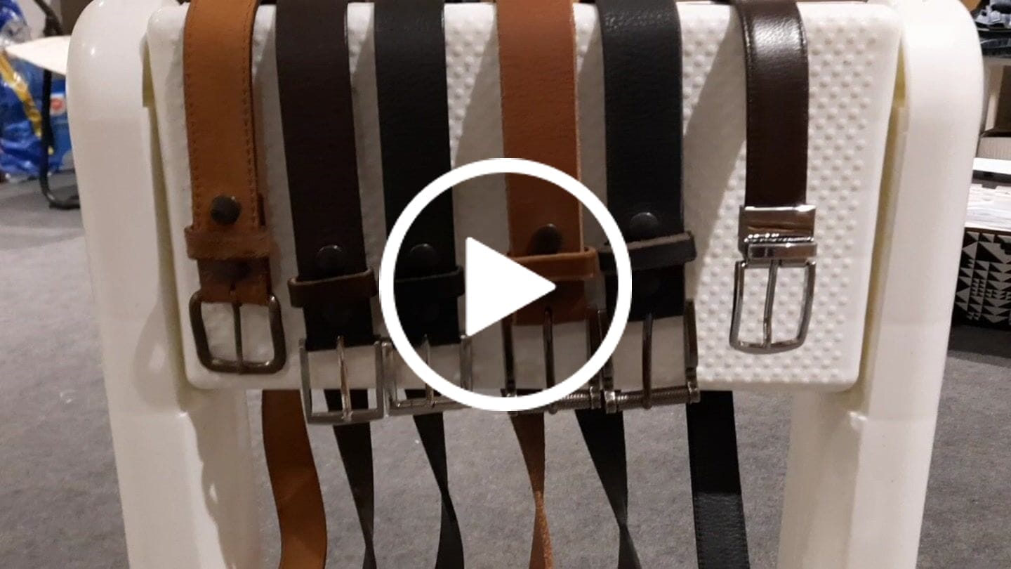Customer video review of The Harvey Dent Belt - Extra Slim 30 mm Reversible Stitched Full-Grain Pebbled Leather Belt