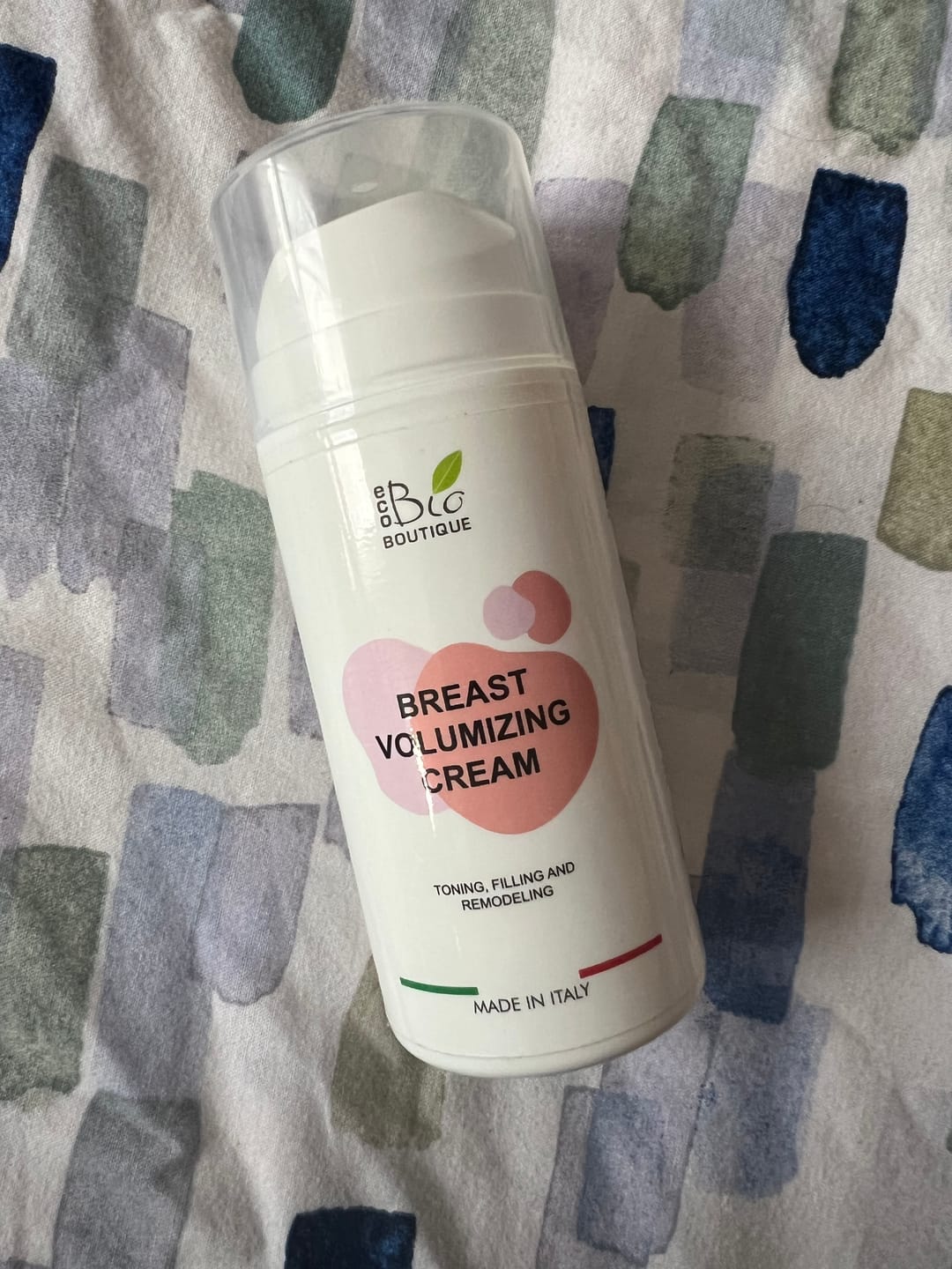 Customer photo review of Crema Voluminizadora de Pecho