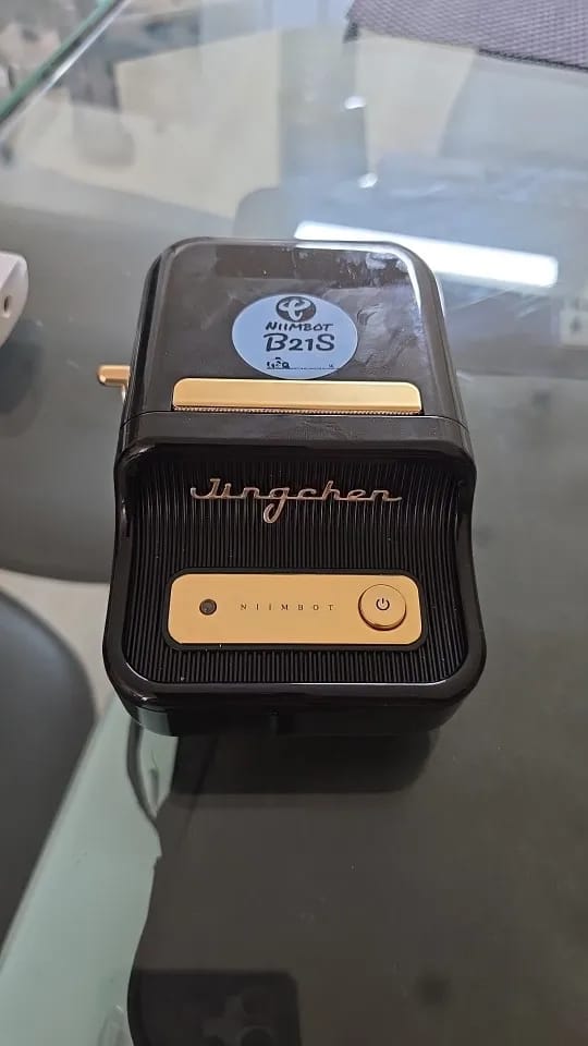 Customer photo review of B21 Bluetooth Thermal Label Printer, Efficient for Home, Office, Business