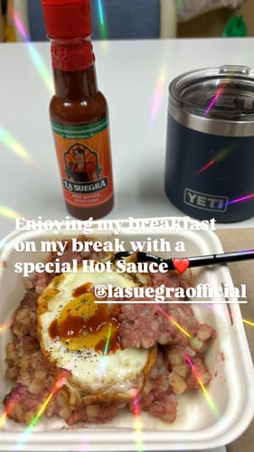 Customer photo review of Traditional Red Hot Sauce 2 Pack