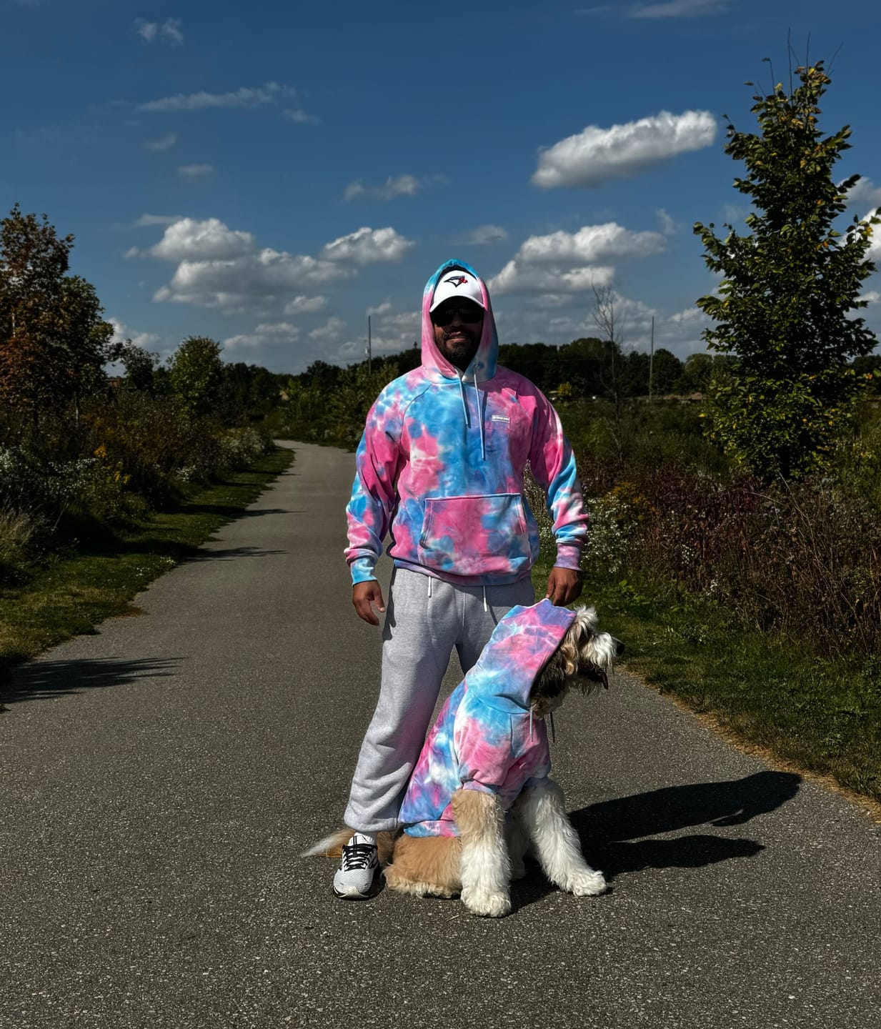 Customer photo review of Velvet Human Hoodie - Snow Cone