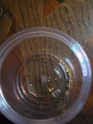 Customer photo review of Treasure Paydirt Surprise '300 GRAM GOLD HUNT' - Gold Paydirt Panning Concentrates