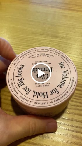 Customer video review of Firsthand Supply - Clay Pomade 88ml