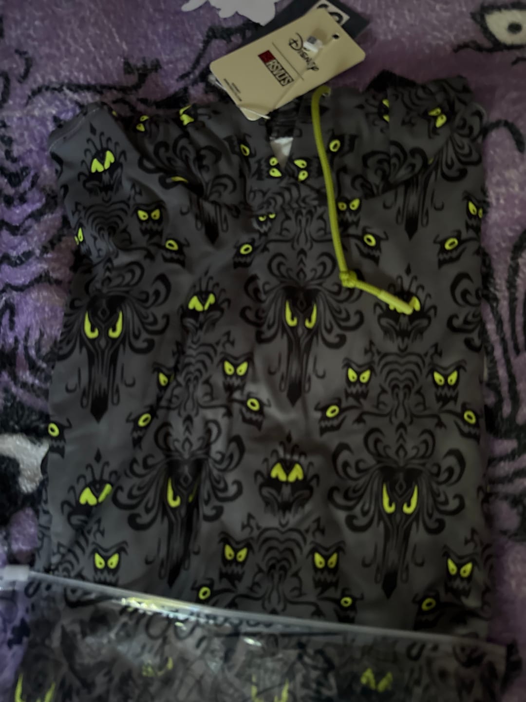 Customer photo review of Disney’s Haunted Mansion "Wall Creeps" – Performance Hoodie