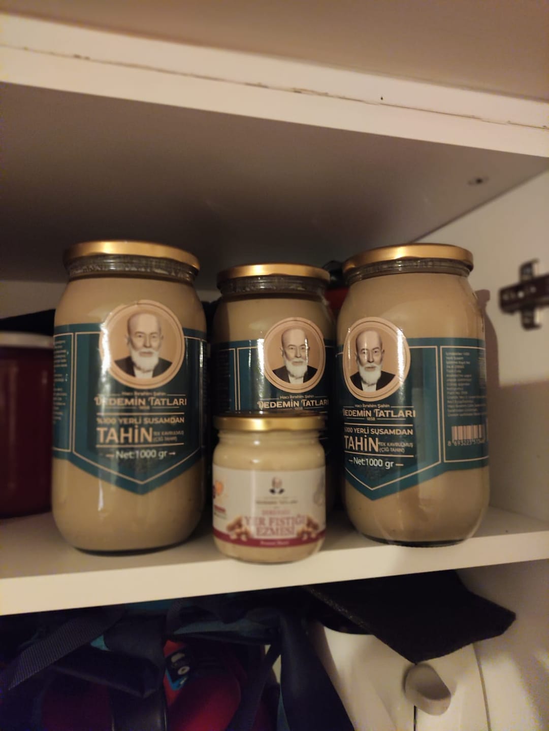 Customer photo review of %100 Yerli Susamdan Organik Çiğ Tahin - 1000gr 3'lü Paket