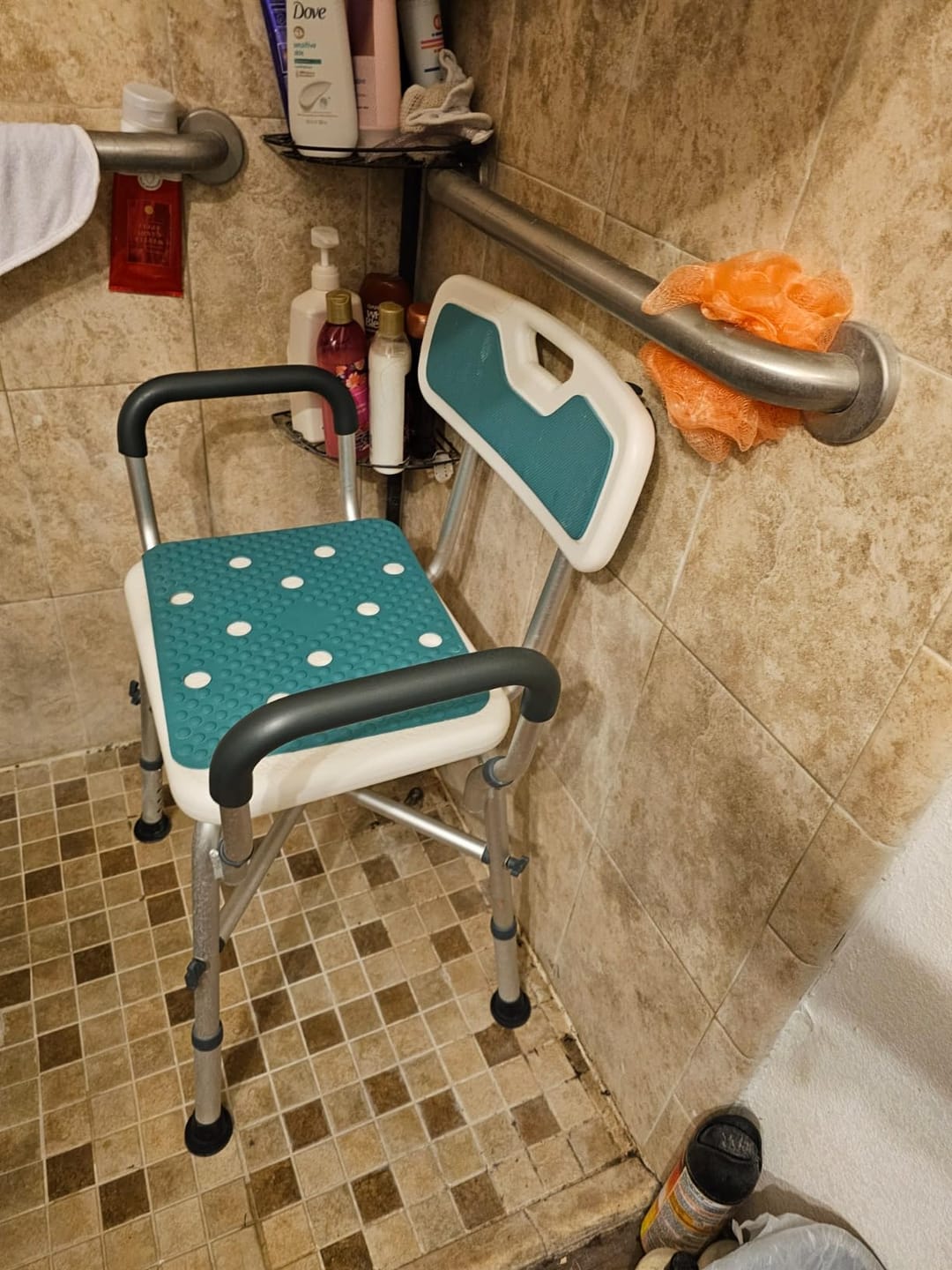 Customer photo review of Shower Chair (450lb)
