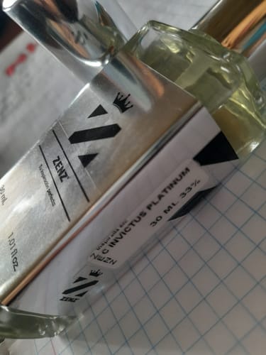 Customer photo review of Perfume Tendencia C INVICTUS PLATINUM zenz
