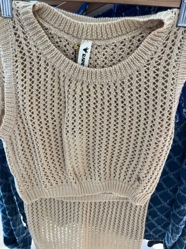 Customer photo review of Conjunto Calado Ecru