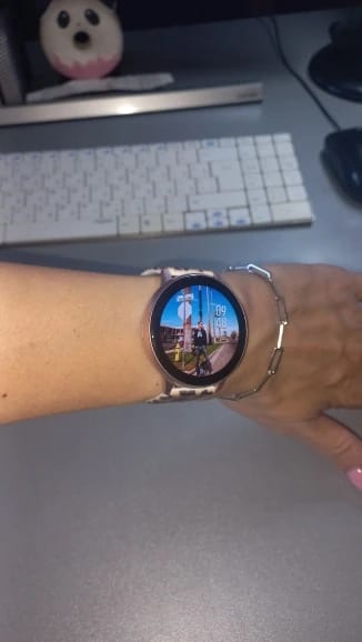Customer photo review of Paperclip Bracelet - 925 Silver