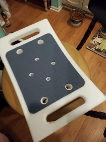 Customer photo review of Shower Chair for Adults Sitting (350lb)