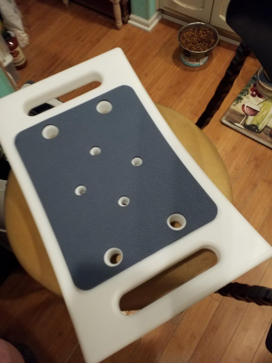 Customer photo review of Shower Chair for Adults Sitting (350lb)