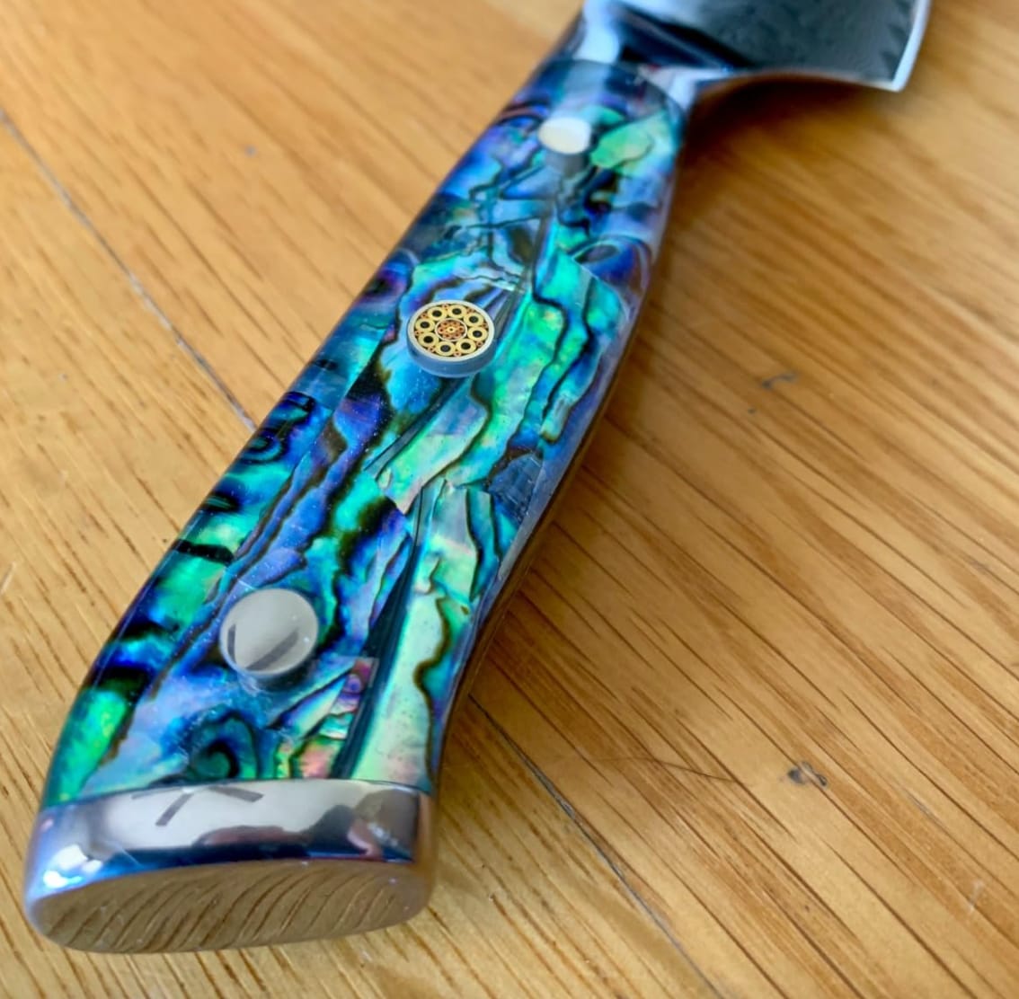 Customer photo review of Topo Handmade Chef Knife