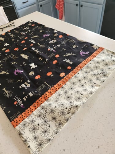Customer photo review of Beggars Night Pillowcase Kit with Free Pattern
