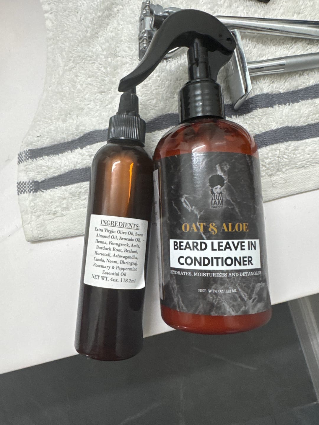 Customer photo review of Beard Growth Kit