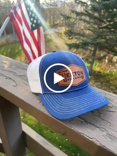 Customer video review of Premium Custom Leather Patch Hats (Wholesale)