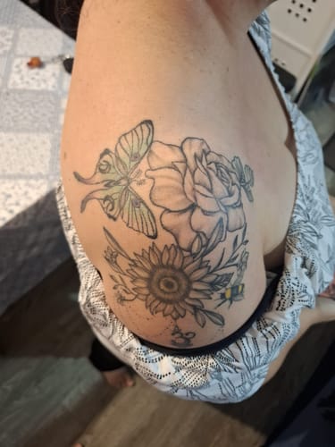 Customer photo review of TattooNumbx Numbing Cream