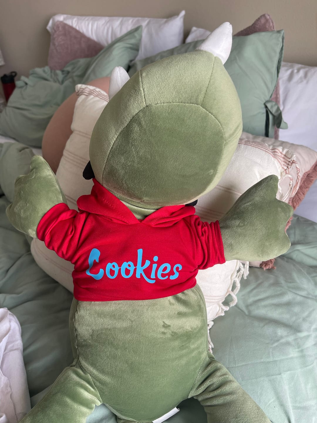 Customer photo review of CUSTOM Plushie HOODIE | Fits BAB and 14 to 16 Inch Stuffed Animals | Teddy Bear Outfit | Plushie Clothing