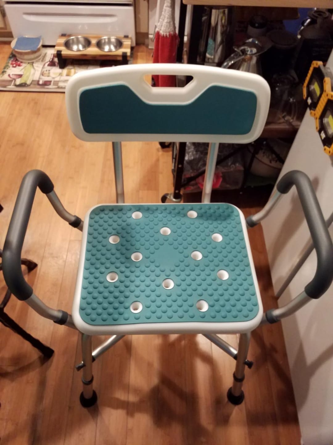 Customer photo review of Shower Chair (450lb)