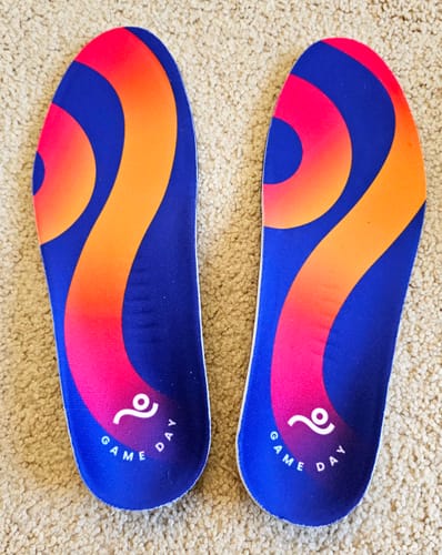 Customer photo review of Move Game Day Performance Insoles