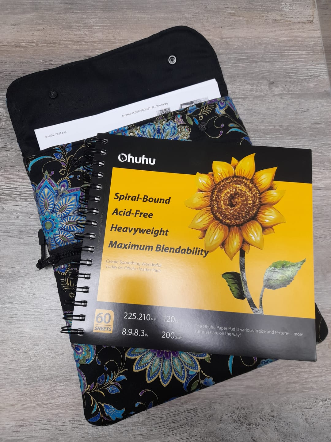 Customer photo review of Ohuhu Marker Pad - Croquera para Marcadores 200 g/m2