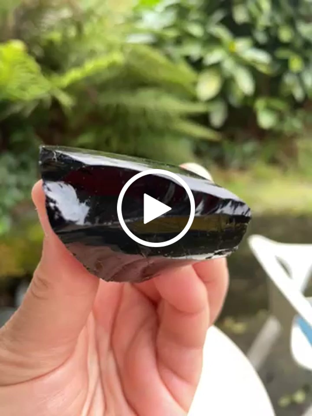 Customer video review of Obsidiana negra Masivo | Autorrealización - Protección