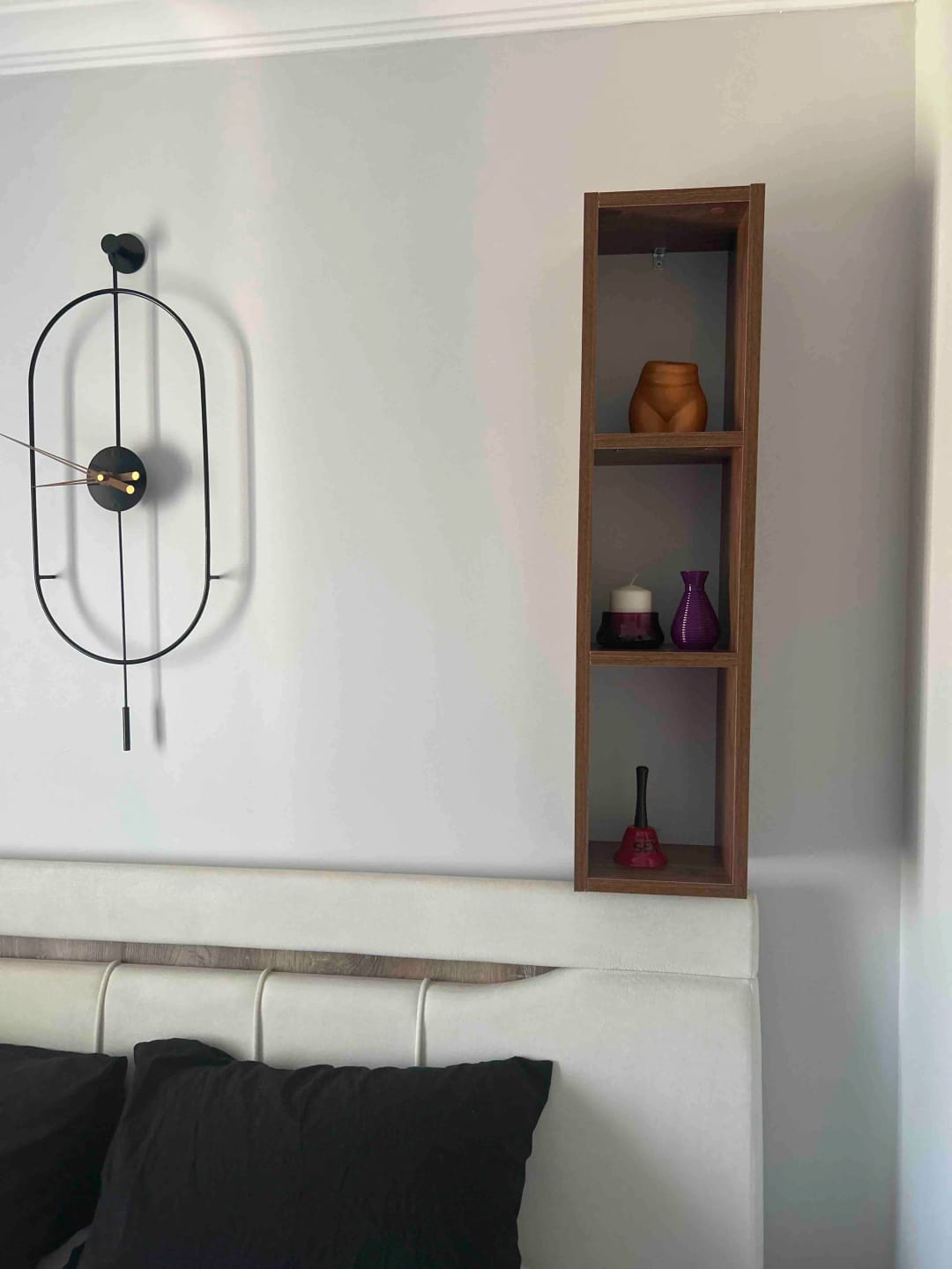 Customer photo review of Rani E3 Duvar Rafı 3 Bölmeli Minyatür Ceviz