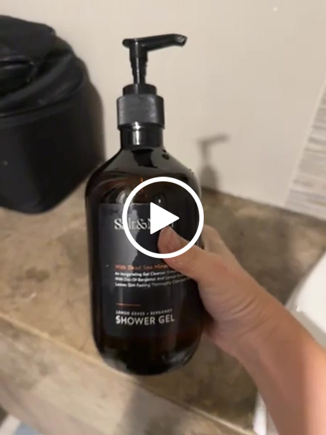 Customer video review of Shower Gel With Dead Sea Minerals 500ml