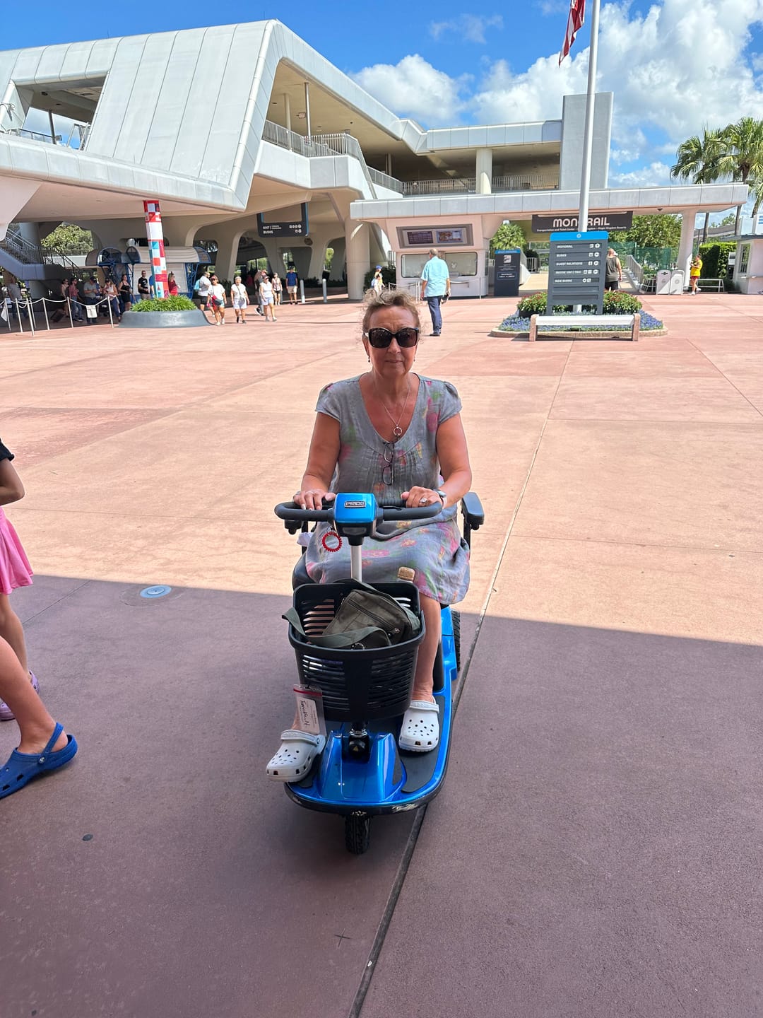Customer photo review of Multiday Rental 3 Wheel 400 Pound Rated Scooter