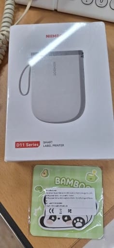 Customer photo review of D11 2024 Upgraded 0.5 Inch Label Maker Machine with Tape - 300dpi upgraded resolution