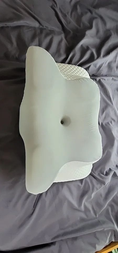 Customer photo review of Dreamers® Relief Pillow - Elevated Thickness