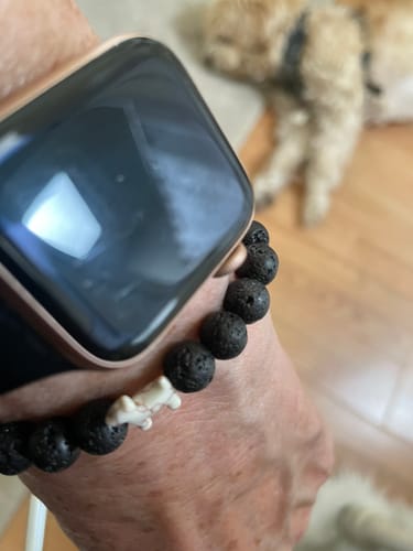 Customer photo review of STRĀ Dog Beaded Bracelet