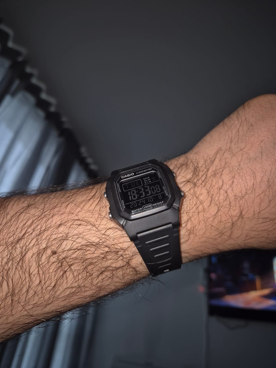 Customer photo review of Reloj Casio Vintage W-800H-1BVCF Negro Pantalla Negativa
