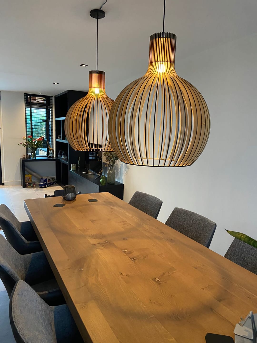 Customer photo review of Suspension en bois scandinave |  Balinaise
