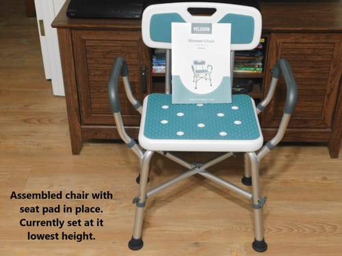 Customer photo review of Shower Chair (450lb)